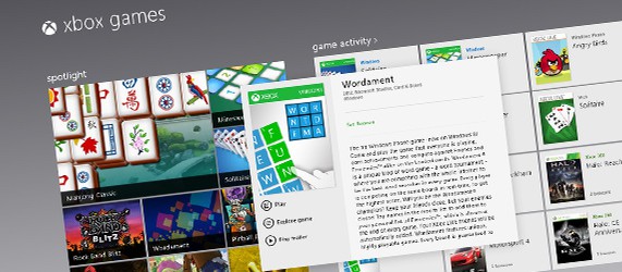 Microsoft: первая волна Xbox игр на Windows 8
