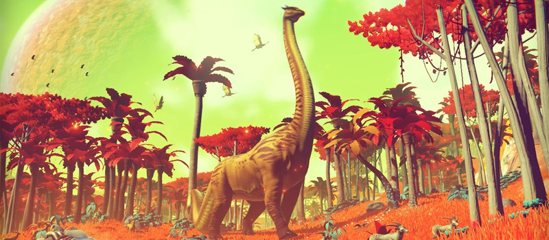 Мод No Man’s Sky добавляет в игру динозавров