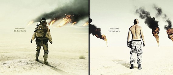 Постеры фильмов воссозданные в Battlefield 3