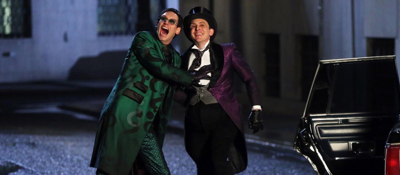 В финальном сезоне "Готэма" Риддлер и Пингвин наденут комиксные костюмы