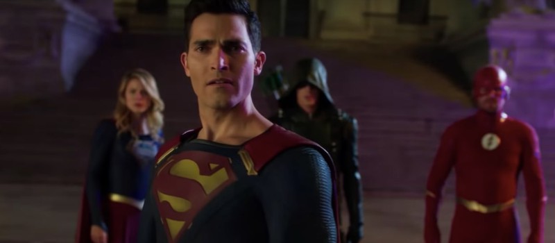 Супермен в черном костюме и Анти-монитор — новый тизер кроссовера сериалов CW
