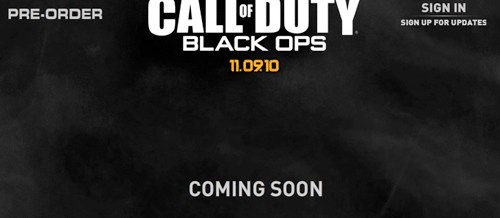 Анонс Call of Duty: Black Ops