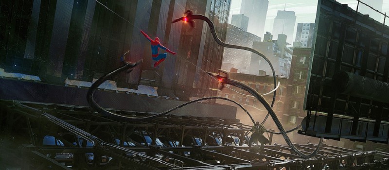Потрясающие концепты по мультфильму "Человек-паук: Через вселенные"