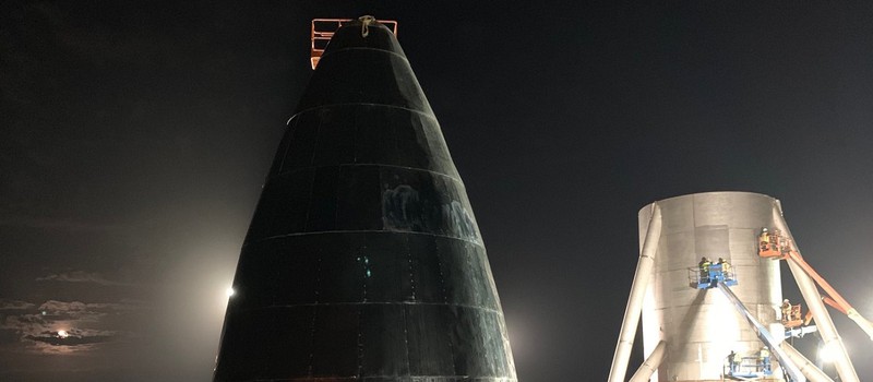Илон Маск показал часть ракеты Starship — запуск весной