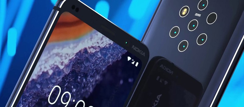 Nokia получит смартфон с 5 камерами и сенсором отпечатка в дисплее