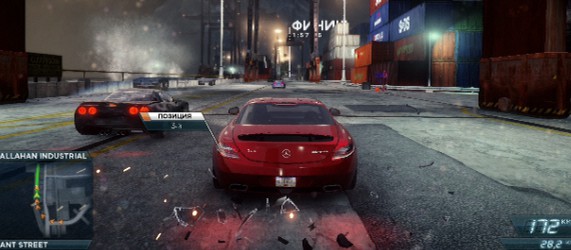 Need for Speed: Most Wanted - Спринт на Mercedes-Benz SLS AMG