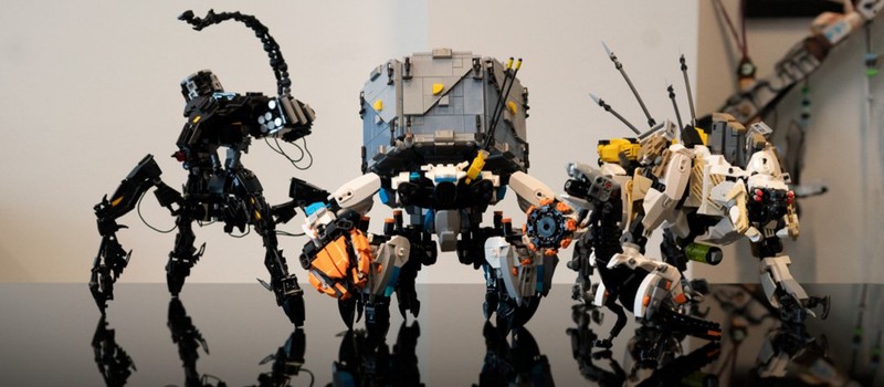 Фанат Horizon Zero Dawn собрал модели рободинозавров из LEGO