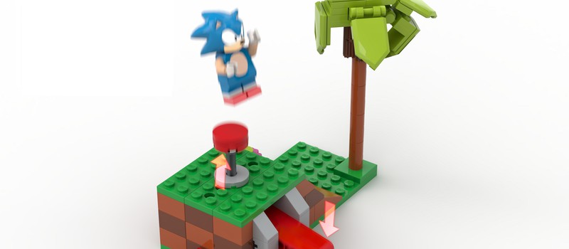 Если бы по Sonic Mania выпускали LEGO-набор