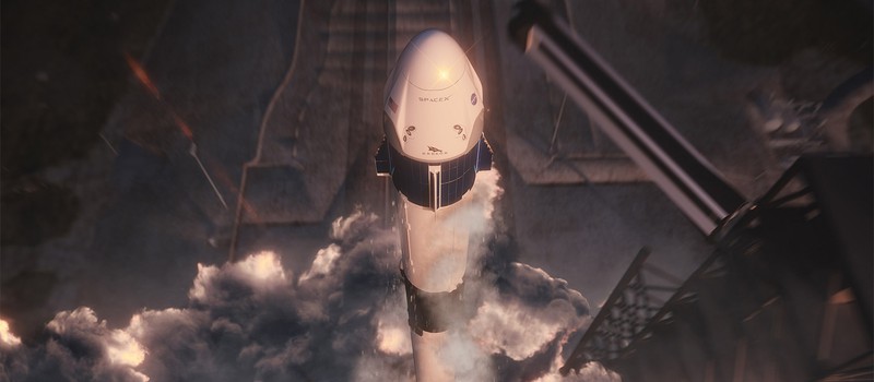 Прямой эфир с первого запуска капсулы Crew Dragon от SpaceX