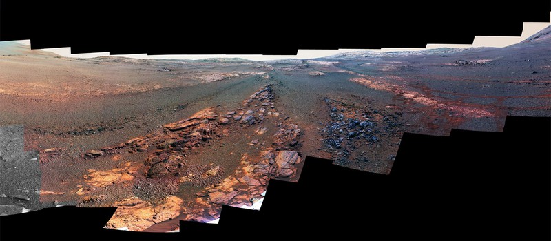Последняя марсианская панорама ровера Opportunity