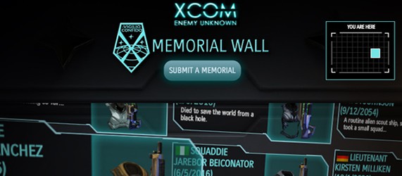 Мемориал павшим солдатам XCOM: Enemy Unknown