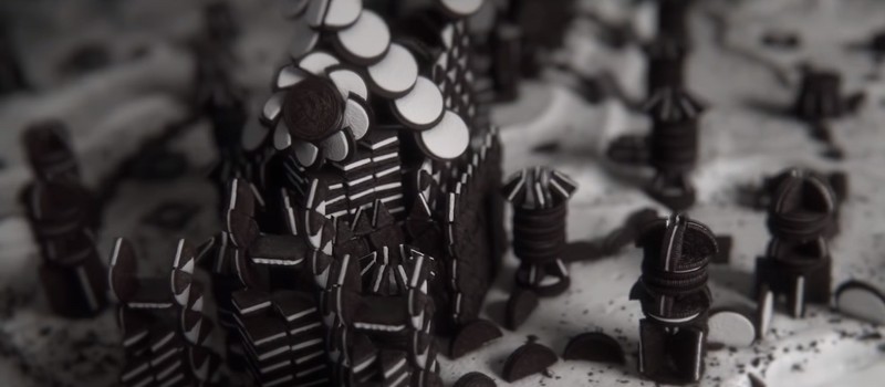 Oreo и HBO сделали вступительный ролик "Игры престолов" из печенья