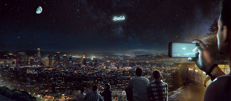 Pepsi планирует показывать рекламу в ночном небе