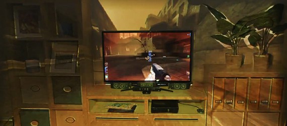 Microsoft представила Xbox IllumiRoom – концепция расширенного геймплея