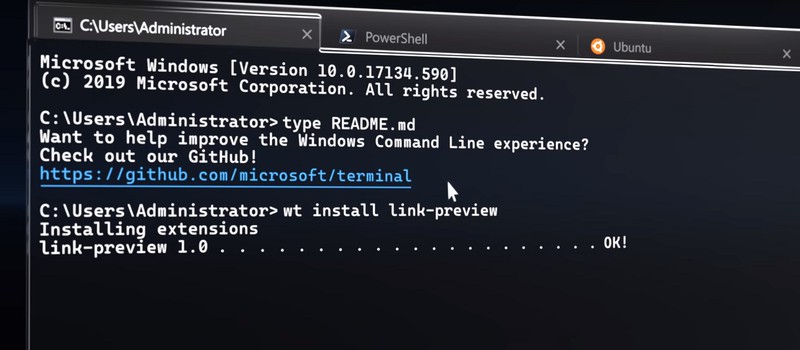 Windows 10 получит встроенное ядро Linux и новую командную строку