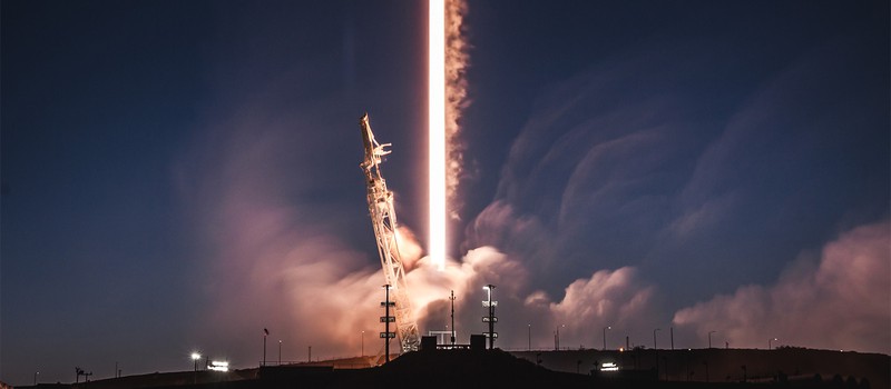 Прямой эфир с запуска 60 интернет-спутников SpaceX