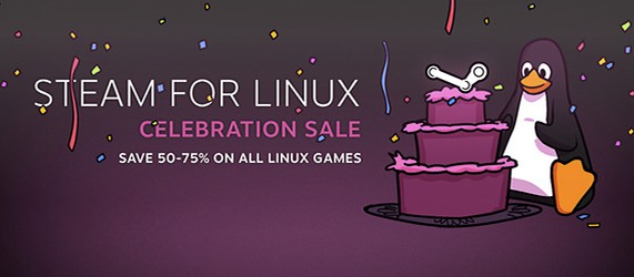 Steam официально запущен для Linux + 50 тайтлов