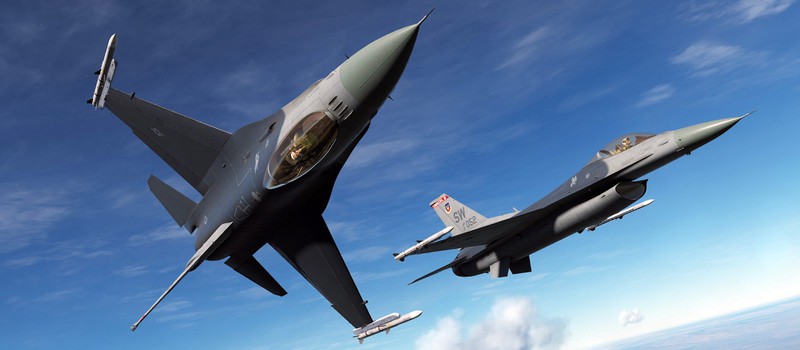 Полеты над полем боя на легендарном истребителе в трейлере DCS: F-16C Viper