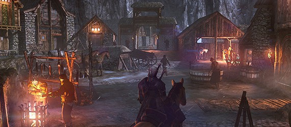 Подход к открытому миру Witcher 3 "совершенно отличен" от Skyrim