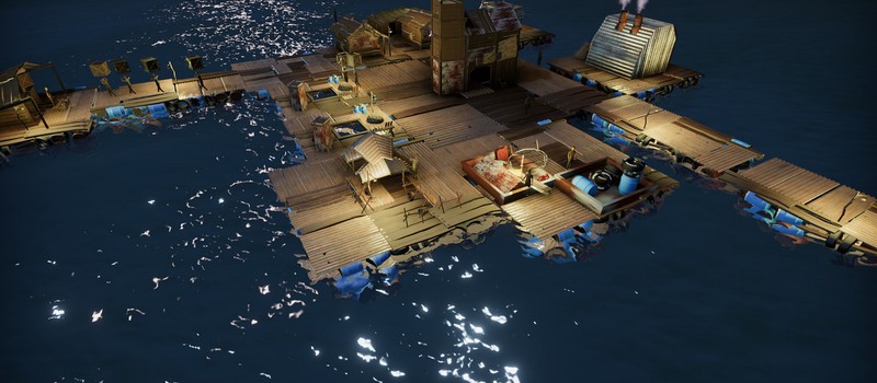 Строительство плавучего поселения и борьба с пиратами в градостроительной стратегии Buoyancy