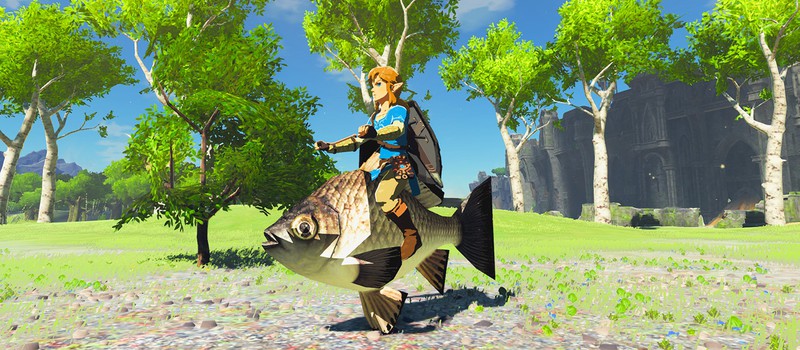 Игрок обнаружил невероятно легкий способ ловли рыбы в Zelda: Breath of the Wild