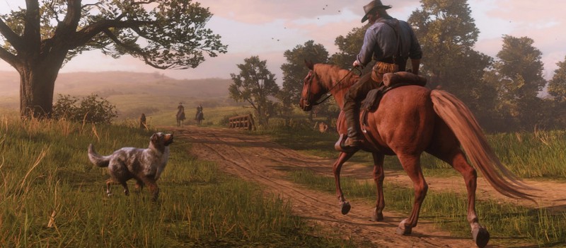 Во время нападения бандитов в Red Dead Online лошадка вступилась за своего хозяина