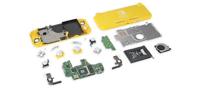 Вскрытие Nintendo Switch Lite представило модифицированные компоненты
