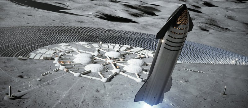 SpaceX планирует орбитальные дозаправки ракет Starship и базу на Луне