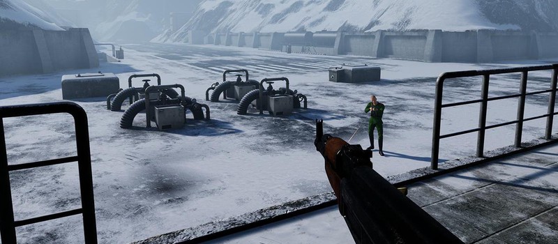 Геймплей фанатского ремейка Goldeneye 007 на Unreal Engine 4