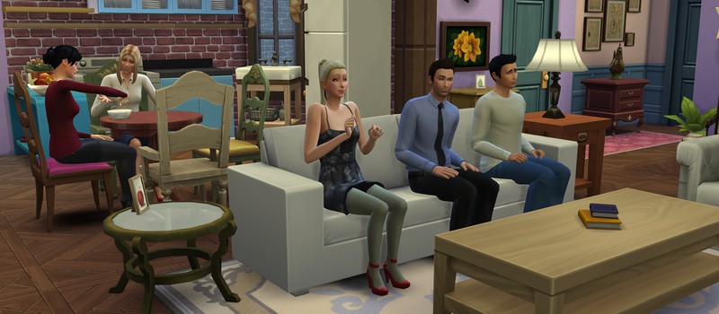 В The Sims 4 воссоздали детальную копию сцен из сериала "Друзья"