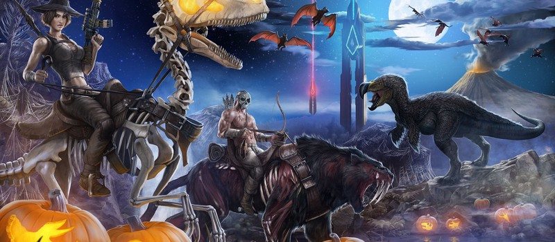 Клоуны, зомби и ожившие скелеты динозавров в трейлере хэллоуинского мероприятия ARK