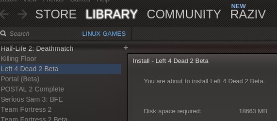 Games 4 Linux. Left 4 dead 2