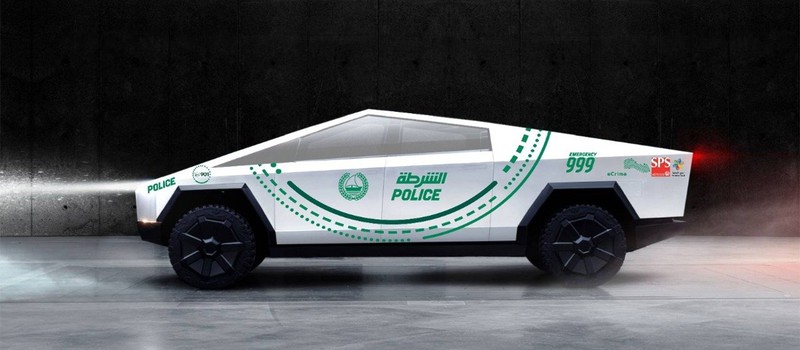 Полиция Дубая купит Cybertruck Илона Маска