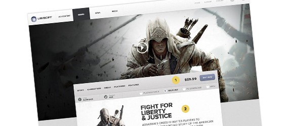Взгляд на разработку нового сайта Ubisoft