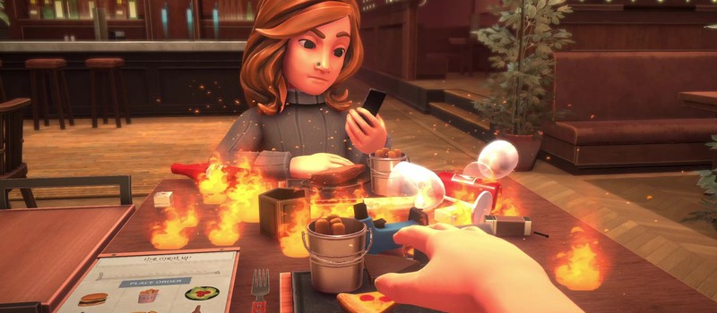 Пожары, брызги шампанского и реалистичная физика в первом трейлере симулятора свиданий Table Manners