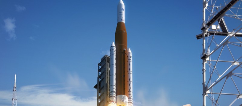 Инженеры NASA показали испытание "самой мощной ракеты в истории"