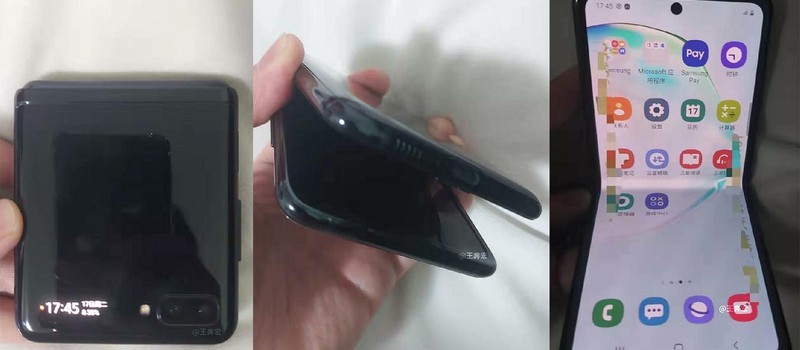В сети появились фотографии нового складного смартфона Samsung