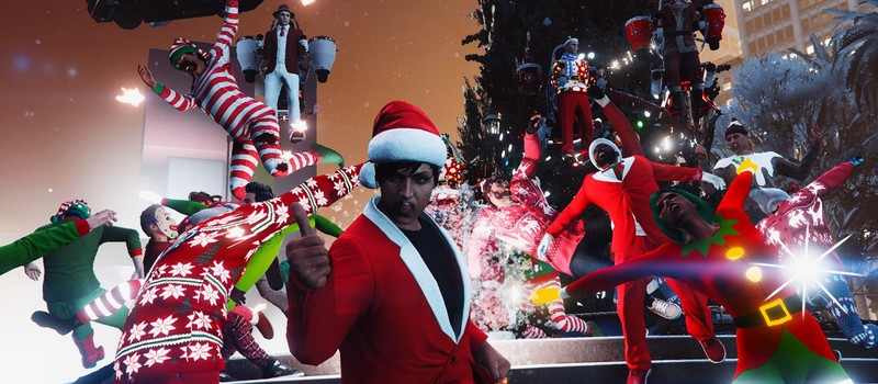 В GTA Online наступили праздники — куча подарков, скидок и игра в снежки