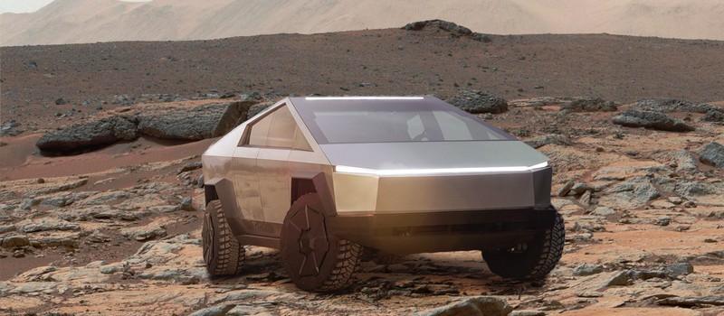 Илон Маск намекнул, что Cybertruck может полететь на Марс