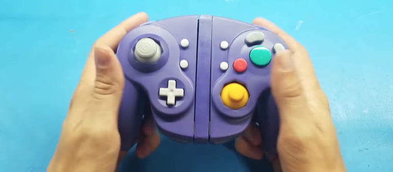 Моддер сделал кастомный контроллер GameCube для Nintendo Switch
