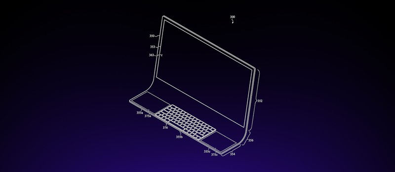 Apple запатентовала Mac в виде изогнутого стеклянного листа