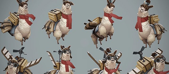 Самый необычный дизайн персонажа DOTA 2 – Веселая Лама