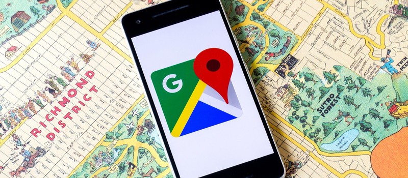 Приложение Google Карты приняло тележку со смартфонами за дорожную пробку