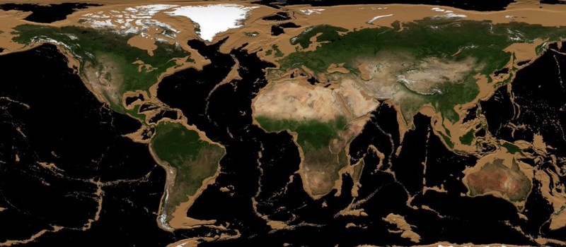 Как будет выглядеть Земля, если все океаны высохнут