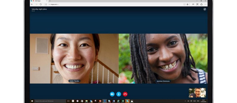 В Skype можно совершать видеозвонки без регистрации и скачивания приложения