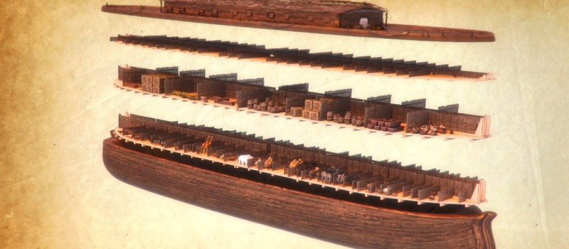 Строительство Ноева Ковчега в первом трейлере странного симулятора Noah's Ark