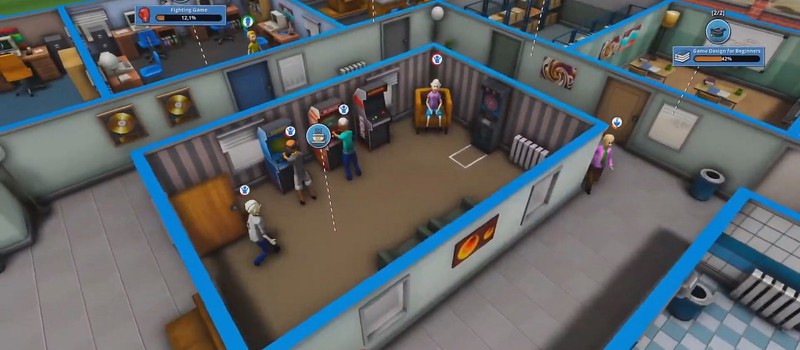 Строительство офиса, выбор жанра игр и развитие сотрудников в первом трейлере Mad Games Tycoon 2