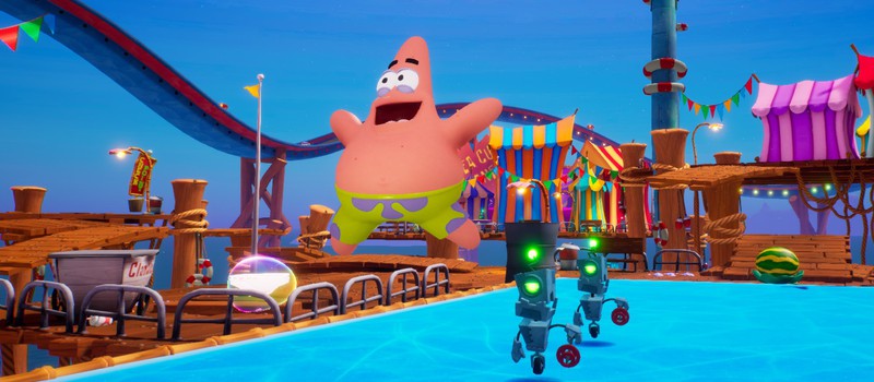 Робо-Сквидвард в трейлере мультиплеера SpongeBob SquarePants: Battle for Bikini Bottom