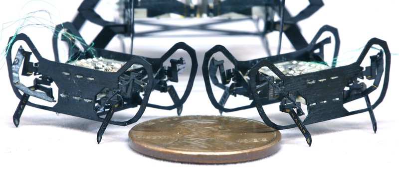 Гарвард представил робота размером с пенни