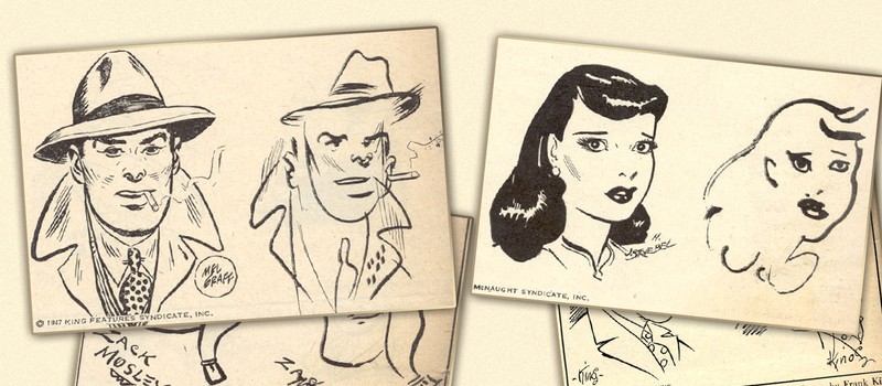 В 1947 году десять авторов комиксов попросили нарисовать своих персонажей на ощупь — вот что вышло